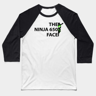 The Biker Face Ninja 650 Baseball T-Shirt